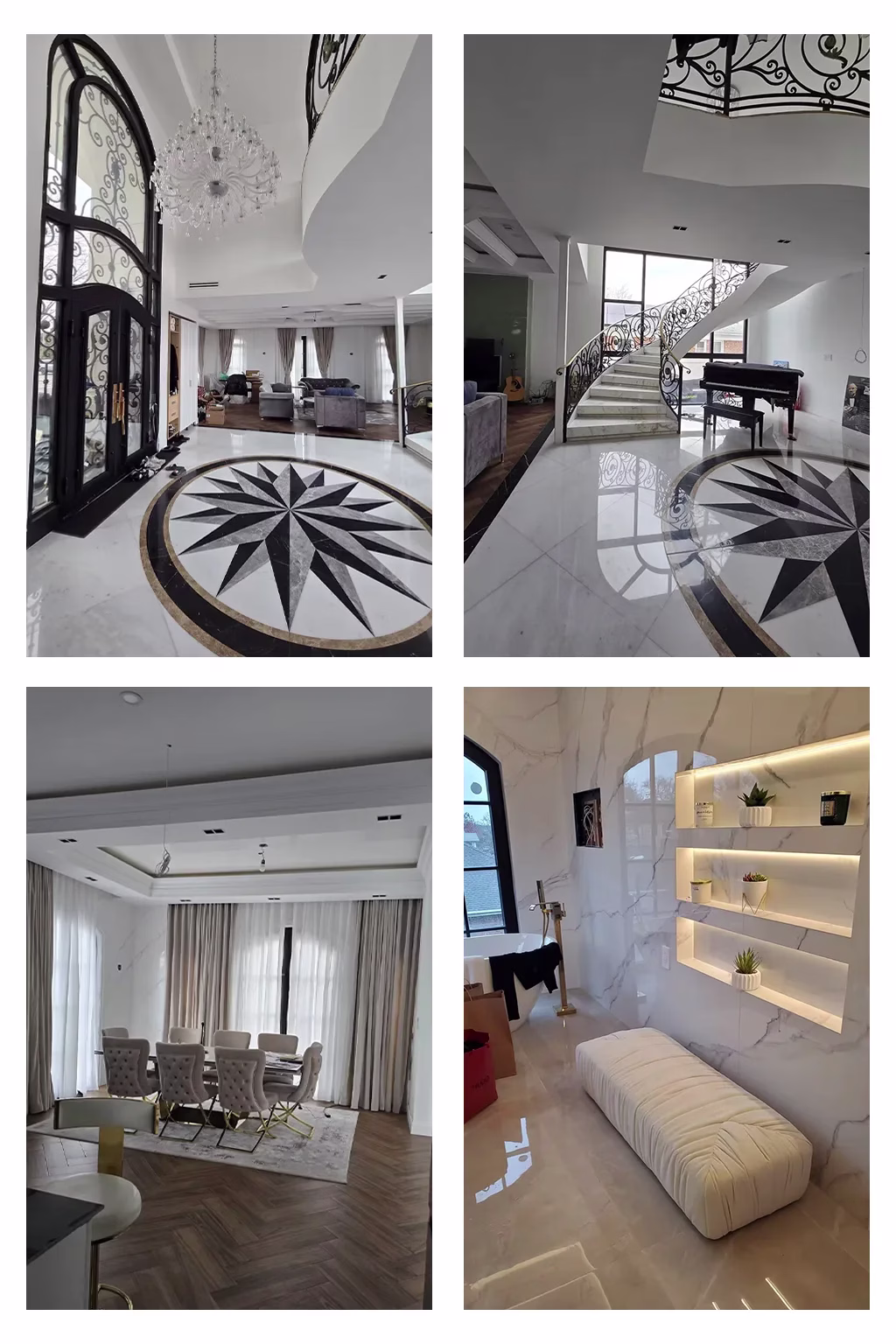 Modern villa full-home furniture solution project manufactured by George Furniture