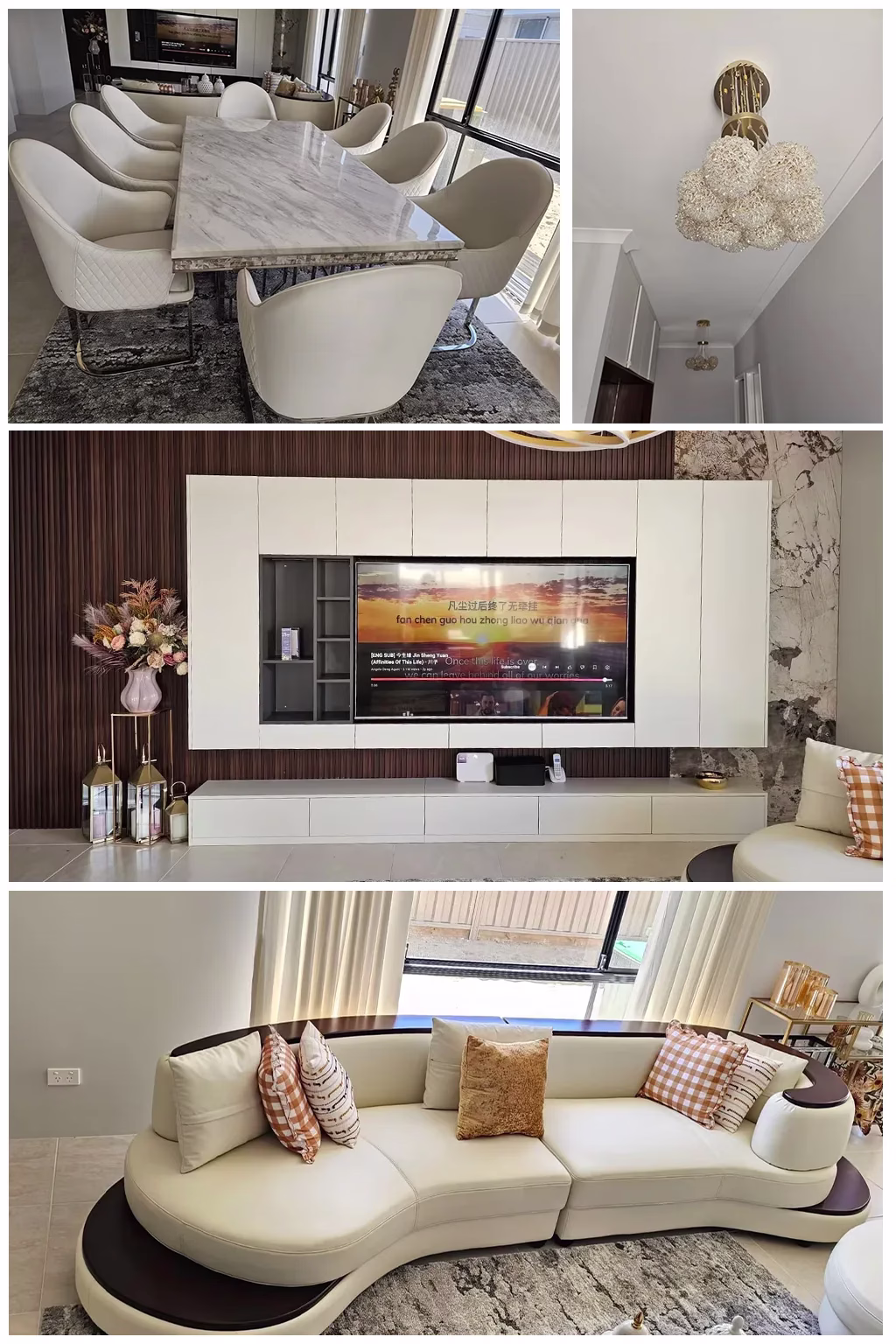Smart space-saving furniture solution for luxury apartment living space by George Furniture