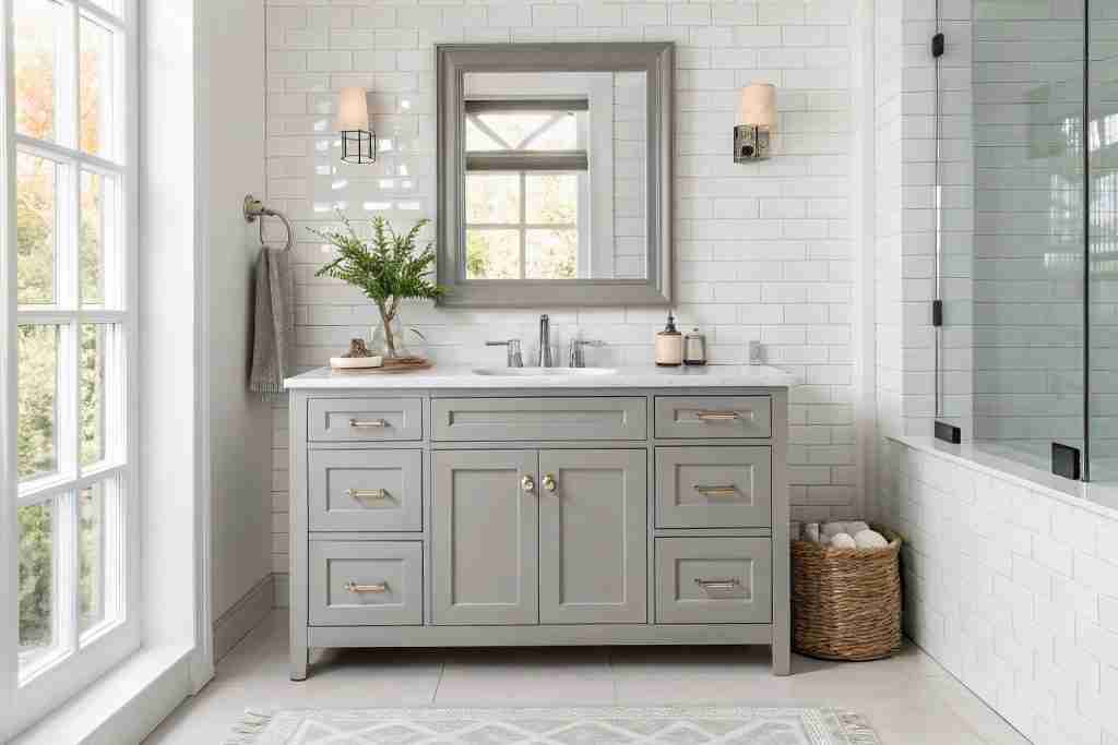 Choose the Right Bathroom Mirror Installation Method