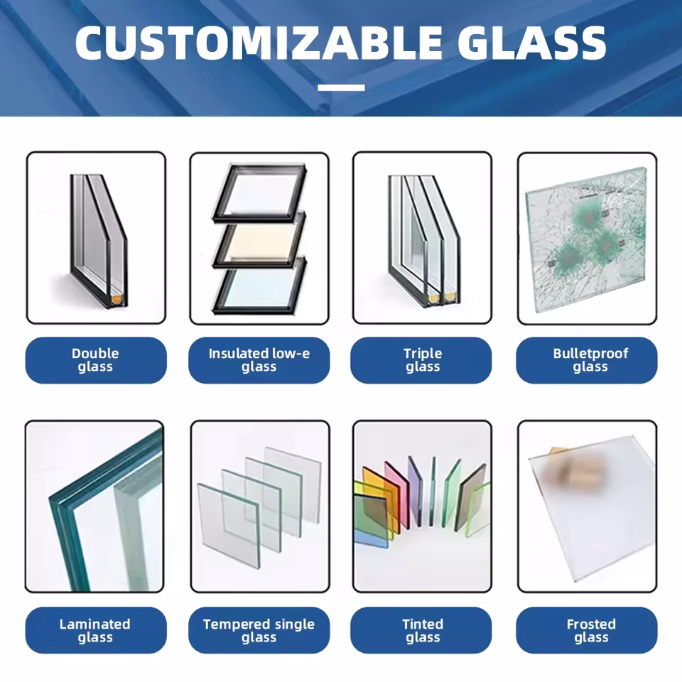 5 What are the costs of different glass types for casement windows