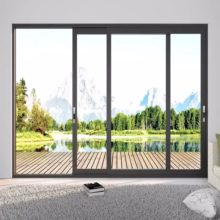standard sliding door size of two-panel sliding doors