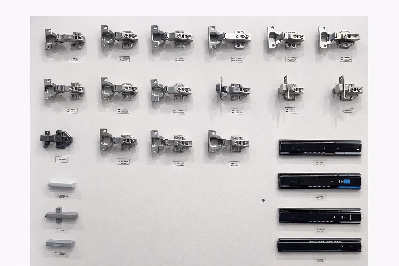 Blum and Hettich full-extension soft-close hardware used in George Group China kitchen cabinets