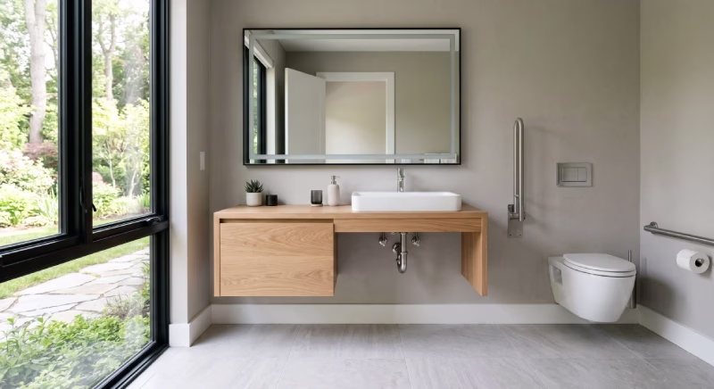 ada compliant bathroom sinks vanity