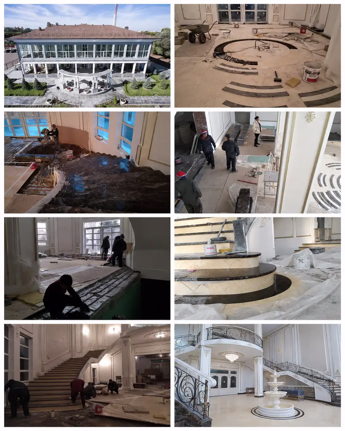 Russia Hotel Chain sanitary ware, stone and lighting real feedback