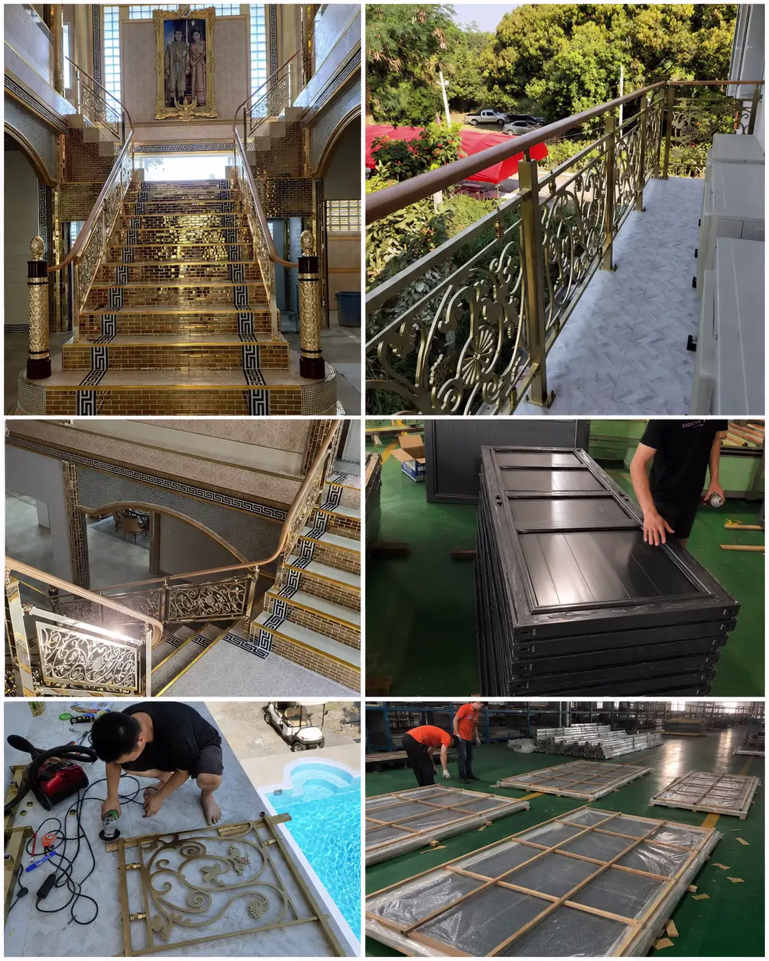 Thailand project railings, soft furnishings and windows real photos