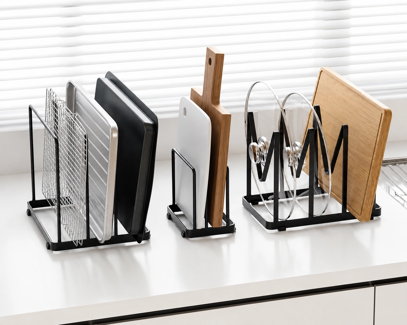 Vertical Baking Tray and Cutting Board Dividers