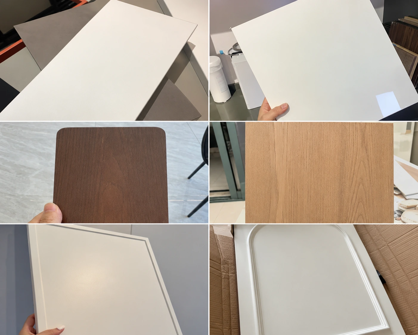Custom kitchen island door styles with seamless super-matt lacquer finishes