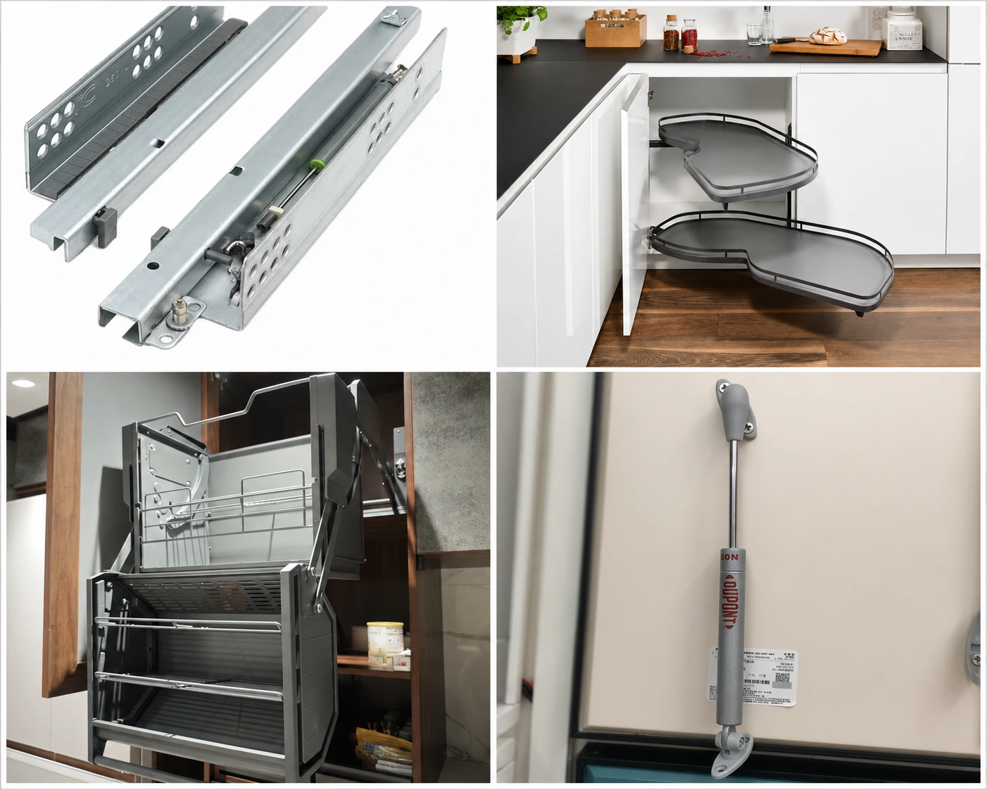 Heavy-duty Blum and Hettich drawer slides for custom kitchen islands
