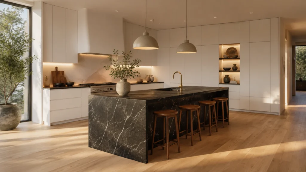 Are White Kitchen Cabinets With Black Countertops Timeless?