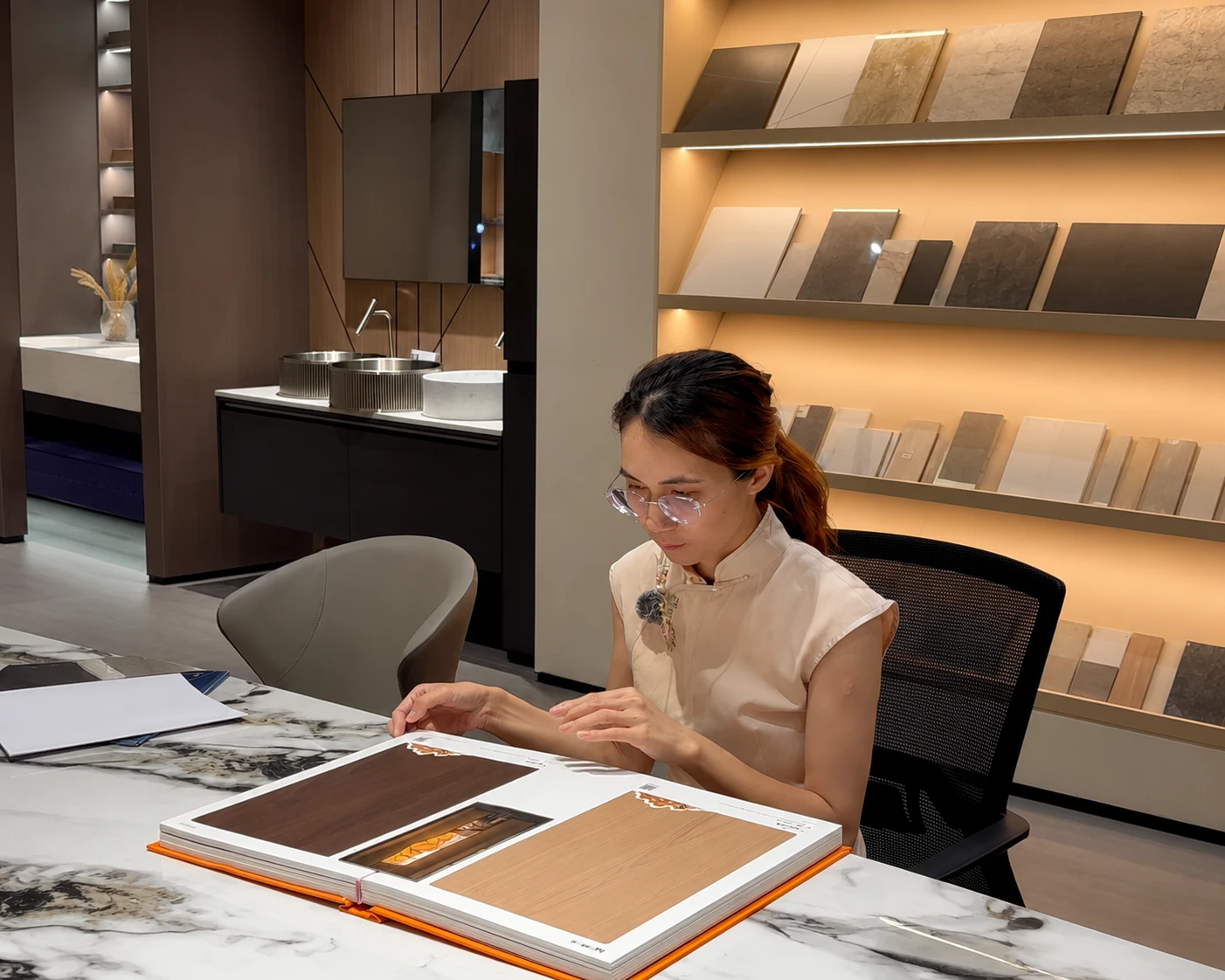 Helen from George Group China project contact for villa and whole-home material plans