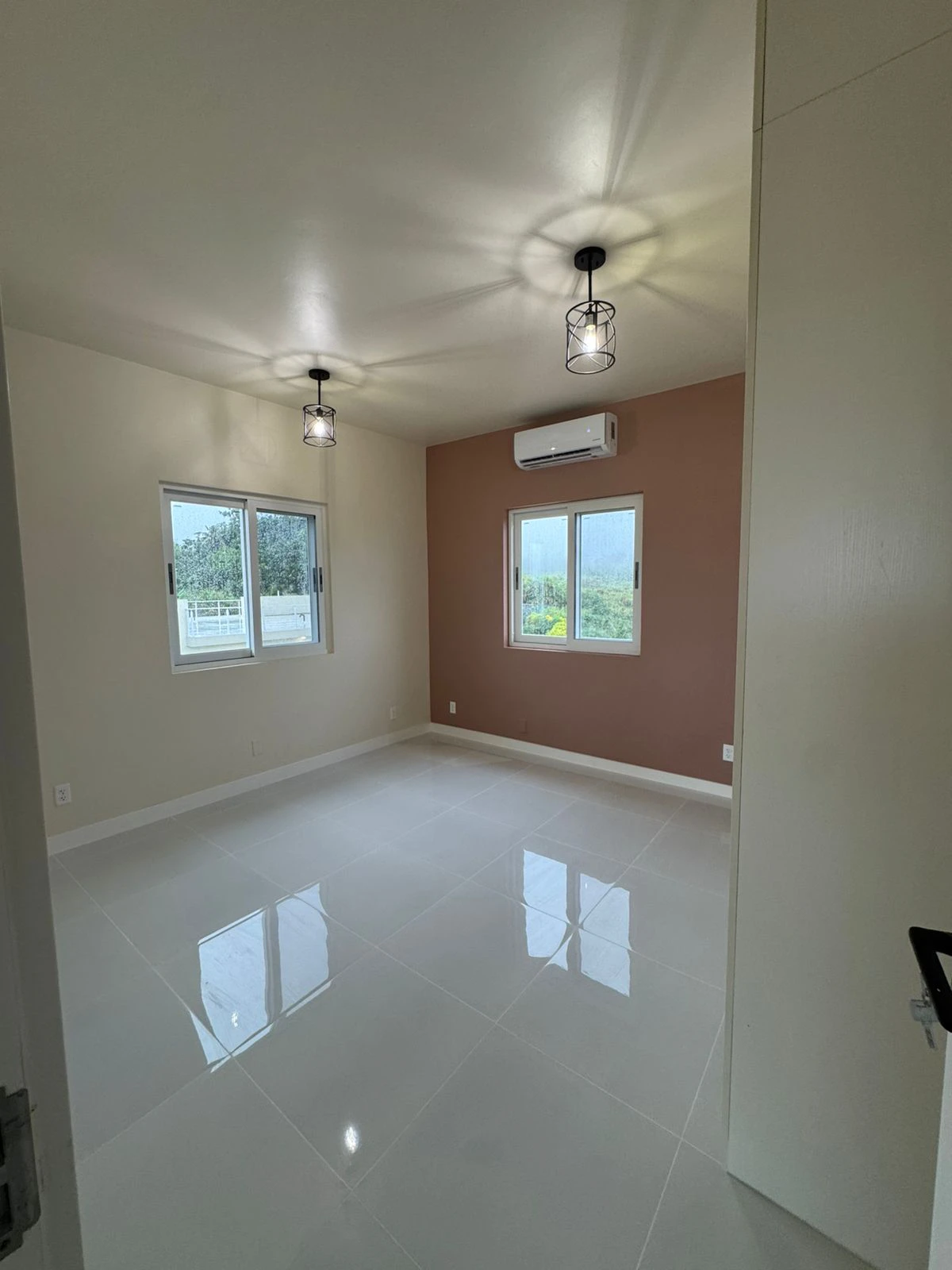 Guam Villa bright interior with white door frames