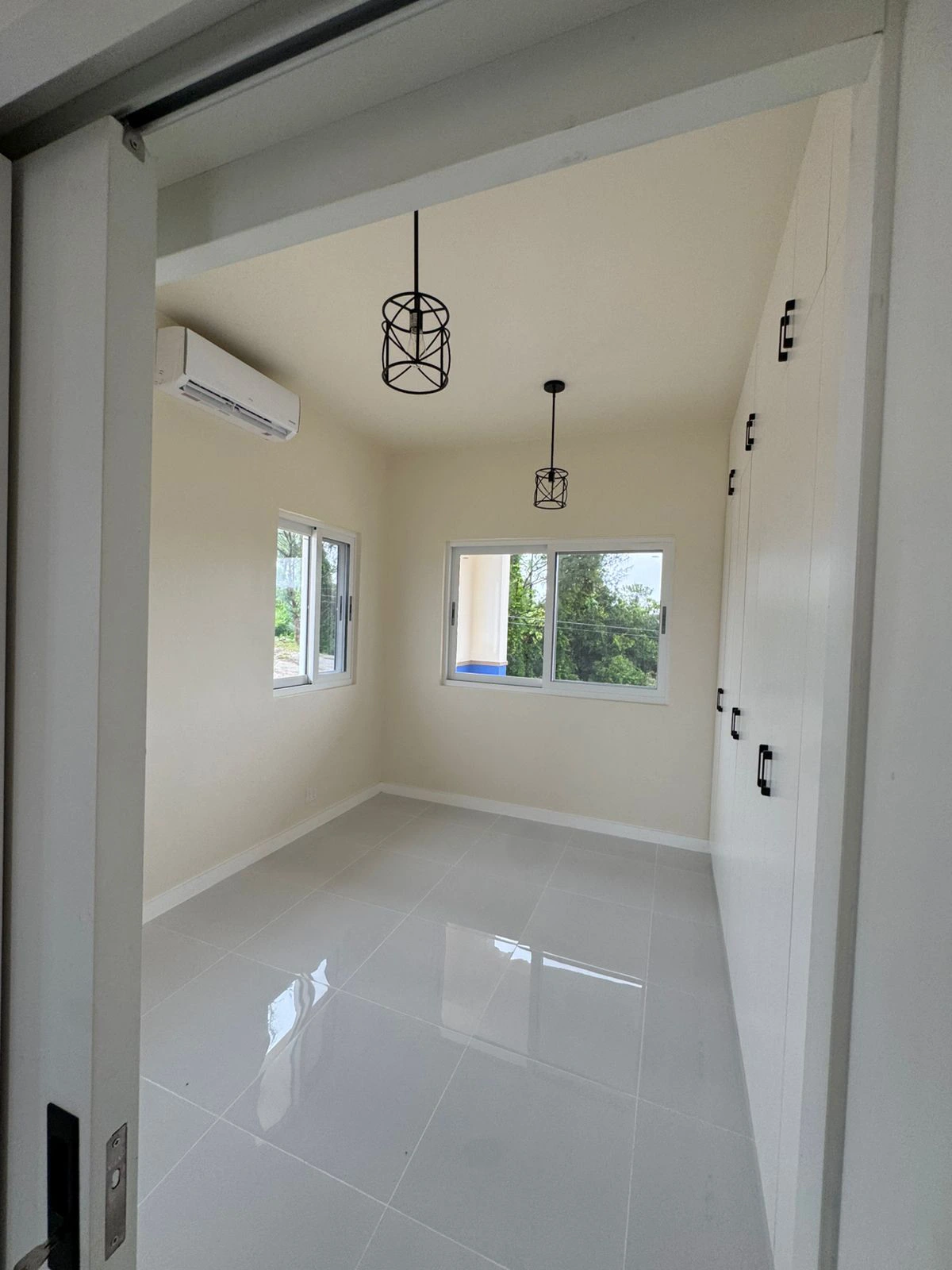 Guam Villa exterior and interior door hardware details