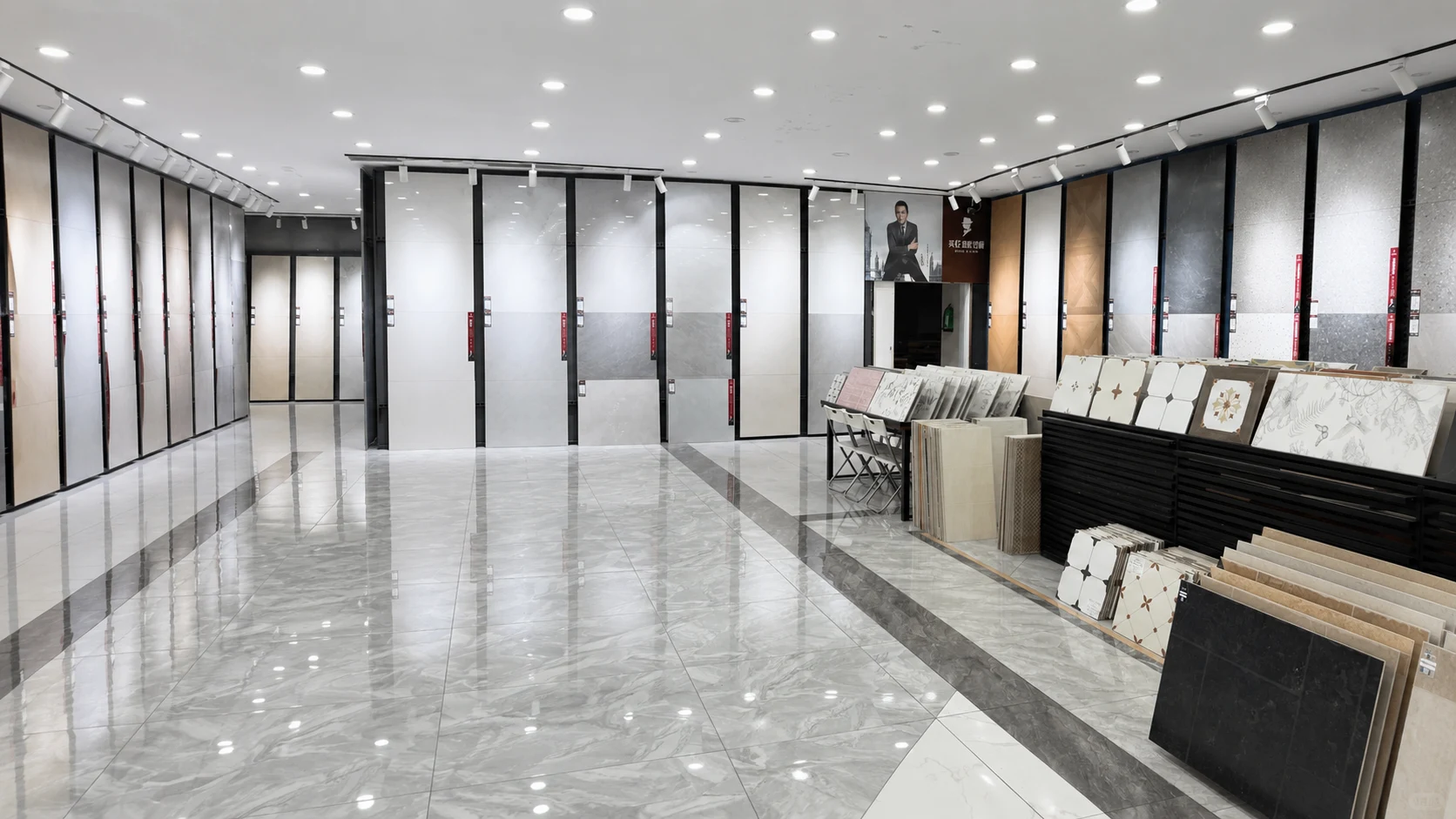 Finish samples for custom building materials from China