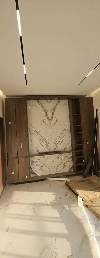 Shared design direction across luxury villa living areas