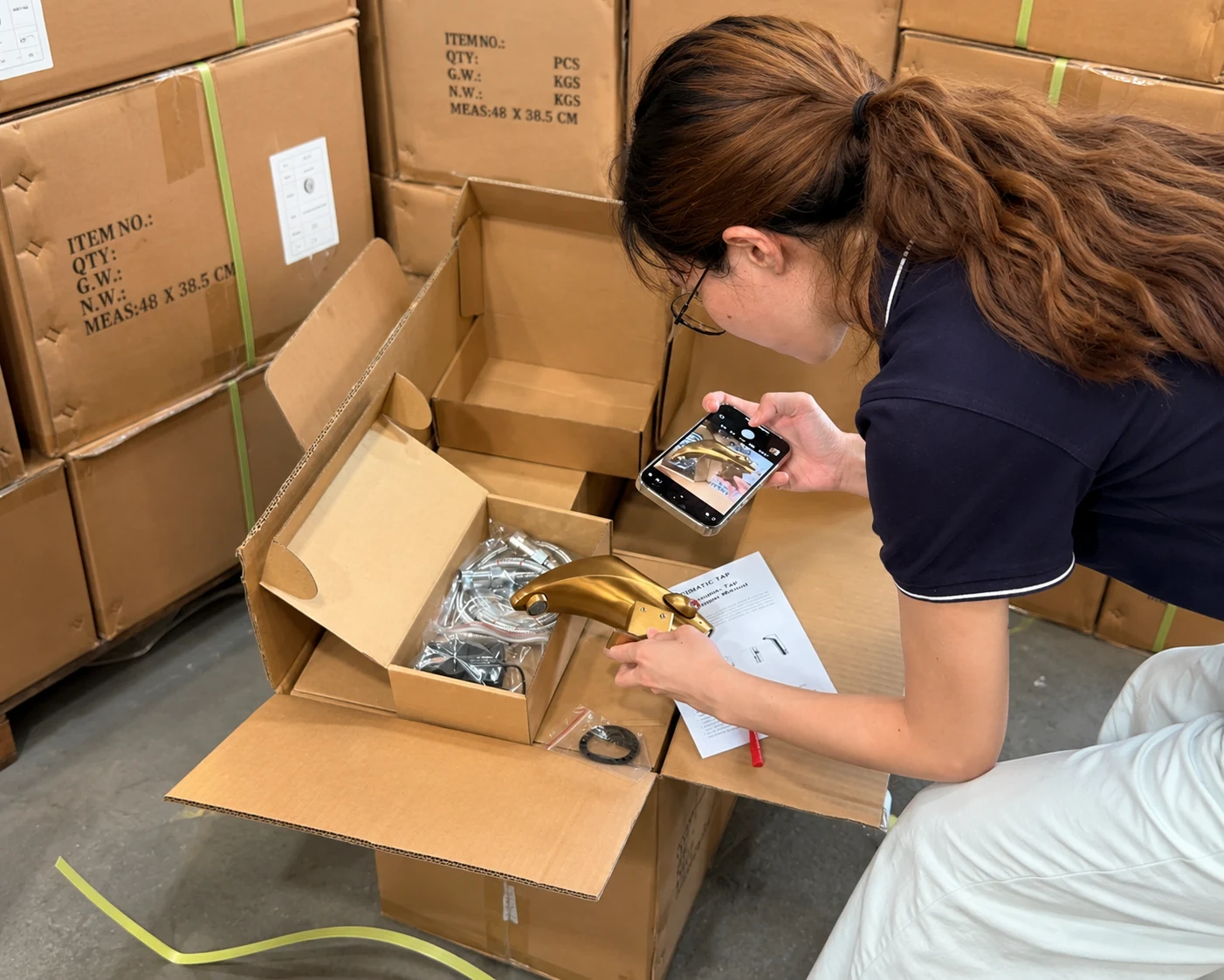 George Group quality-control team checking confirmed product specifications