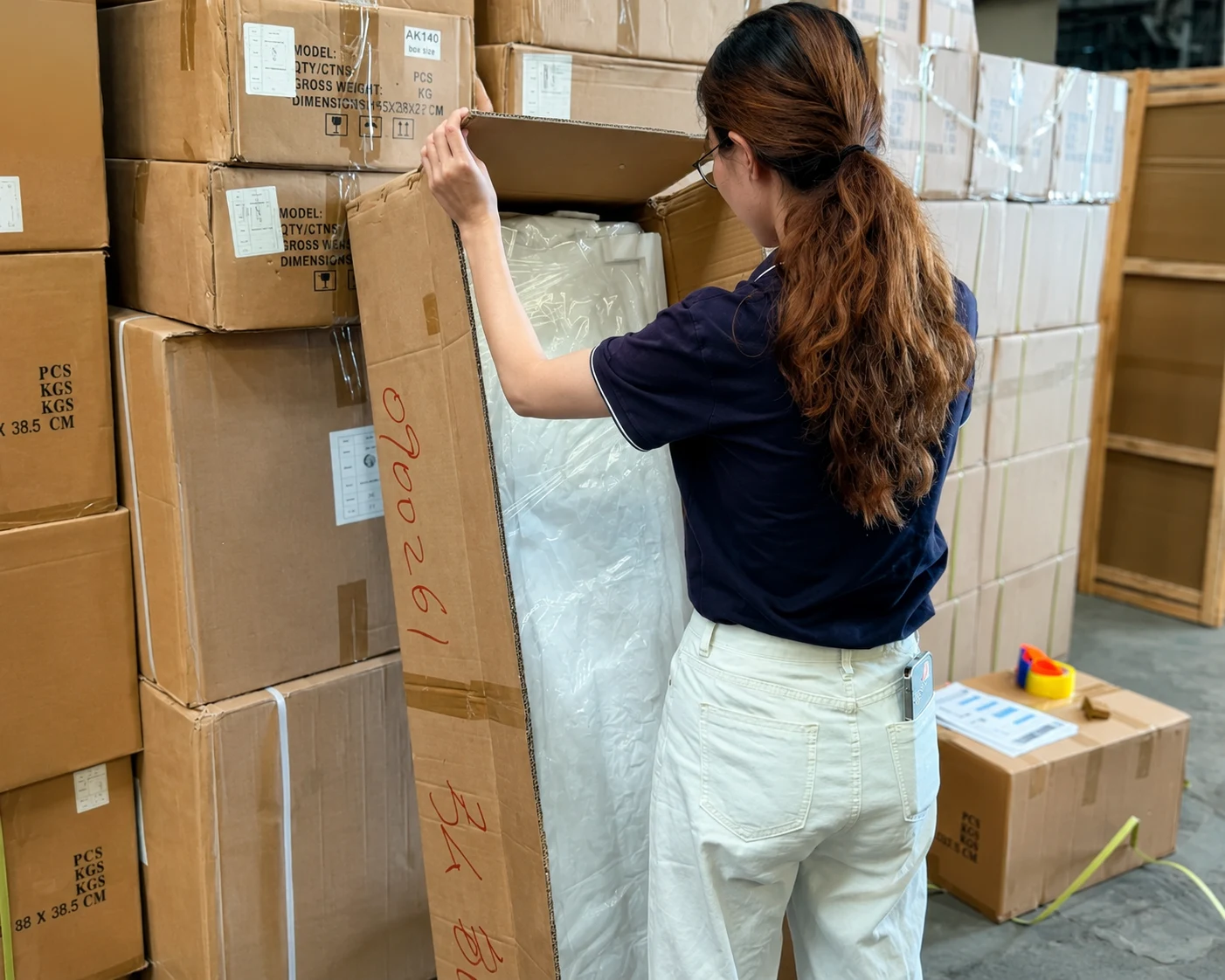 George Group logistics and after-sales team coordinating project delivery