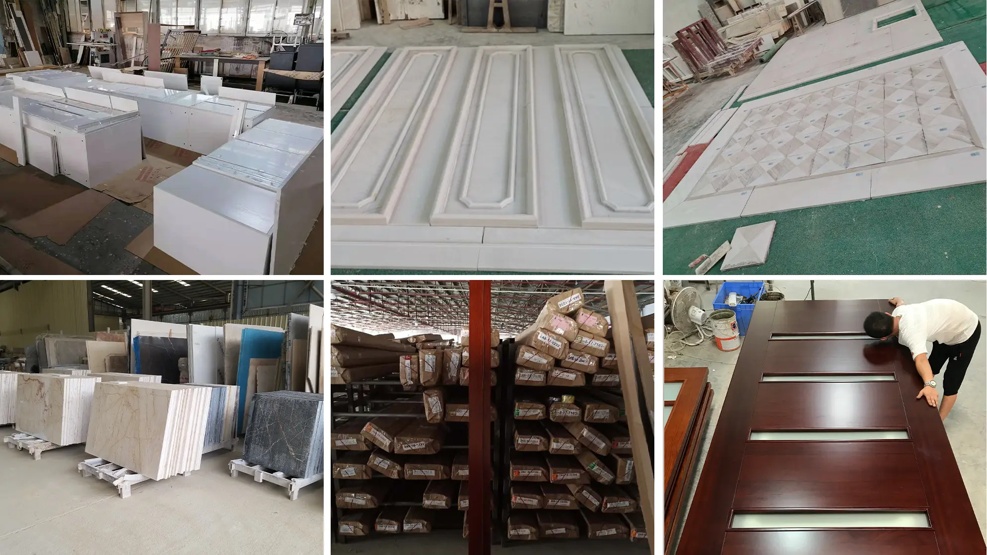 Nigeria whole-home project with stone tiles lighting windows doors railings cabinetry and sanitary ware