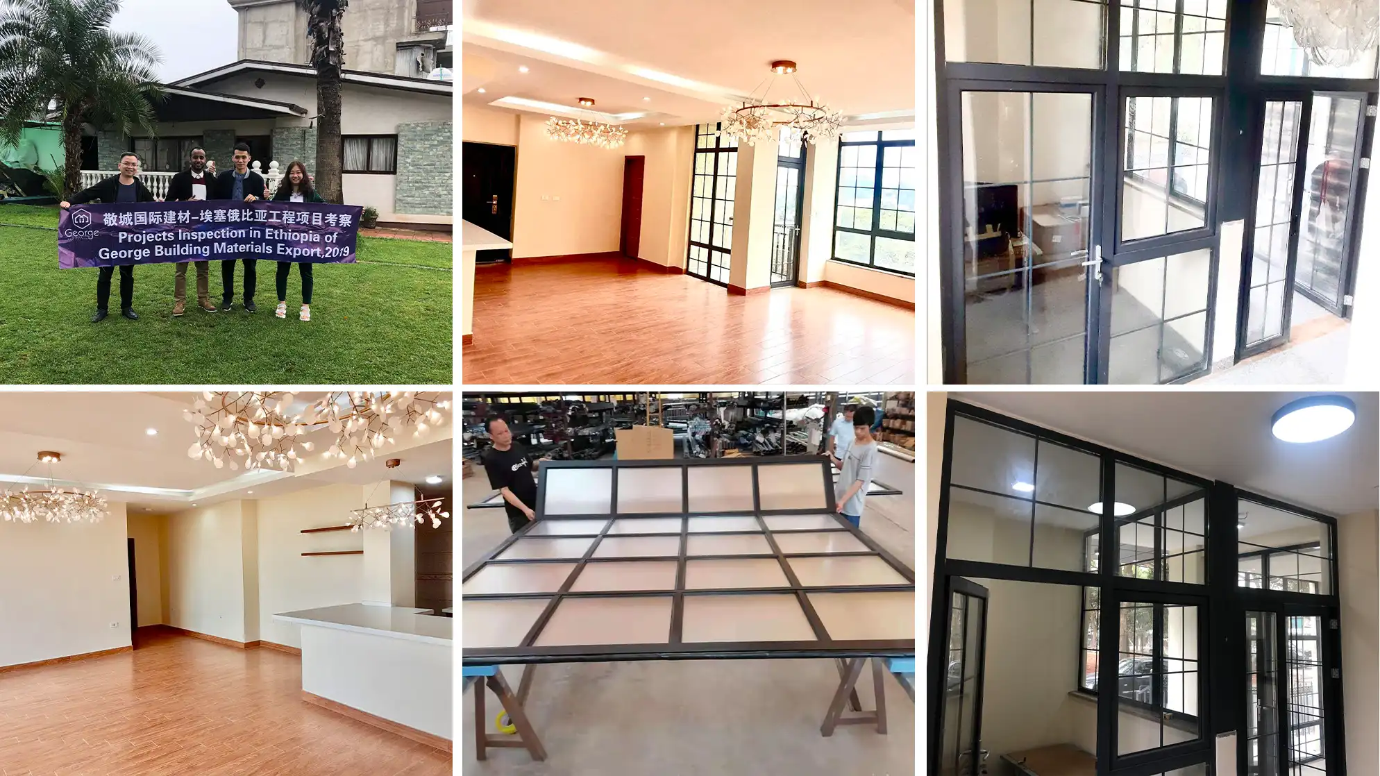 Apartment project in Ethiopia supplied with coordinated custom interior materials